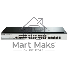 Коммутатор D-Link DGS-1510-28P/A1A, 24×1 Гбит/с + 2×1 Гбит/с SFP + 2×10 Гбит/с SFP+, управляемый