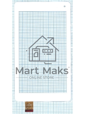 Сенсорное стекло (тачскрин) QSD E-C7119-01, белое