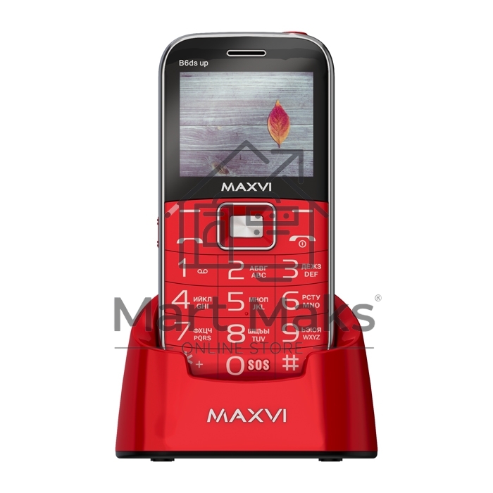 Мобильный телефон Maxvi B6ds up red