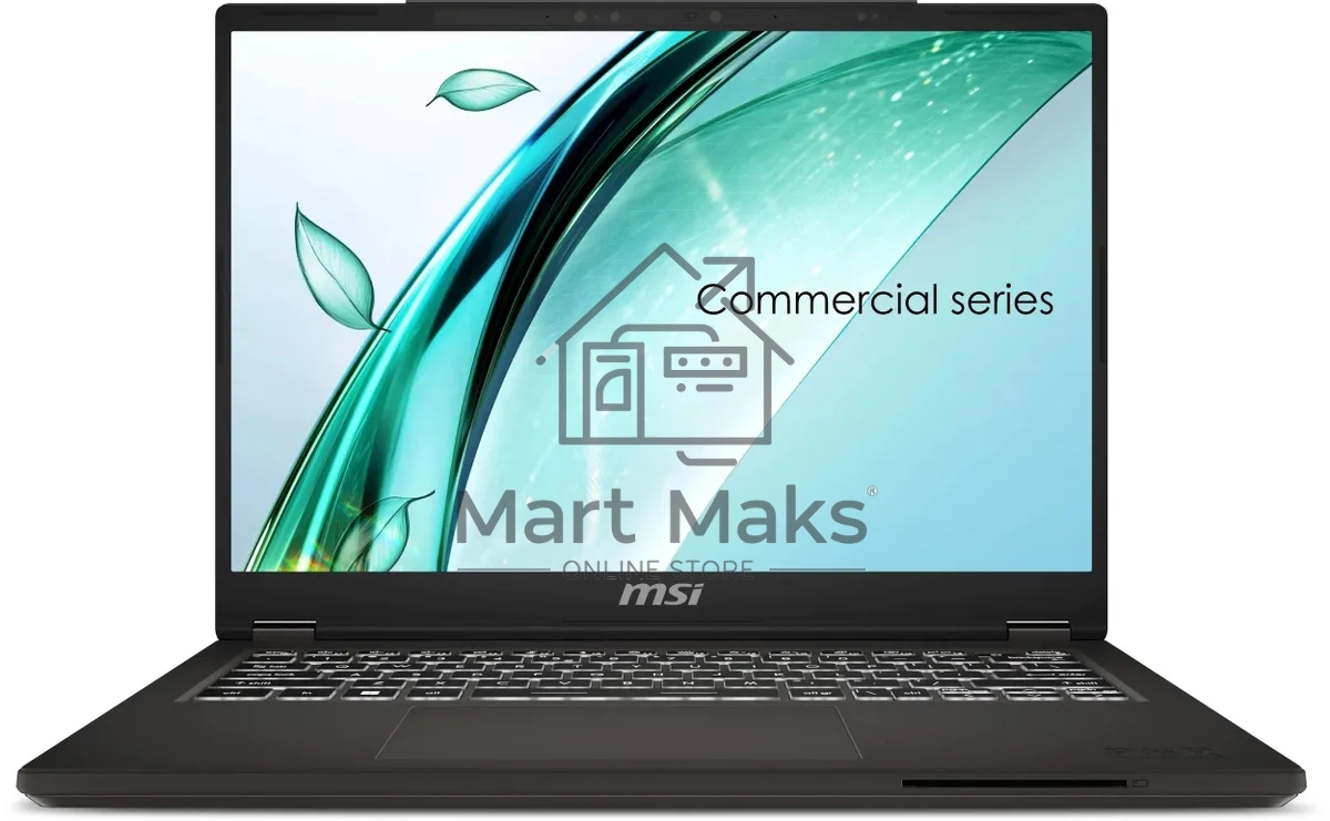 Ноутбук MSI Commercial 14 H A13MG-002US серый 9S7-14L111-002 Core i5 13420H 16Gb SSD512Gb Intel Iris Xe graphics 14
