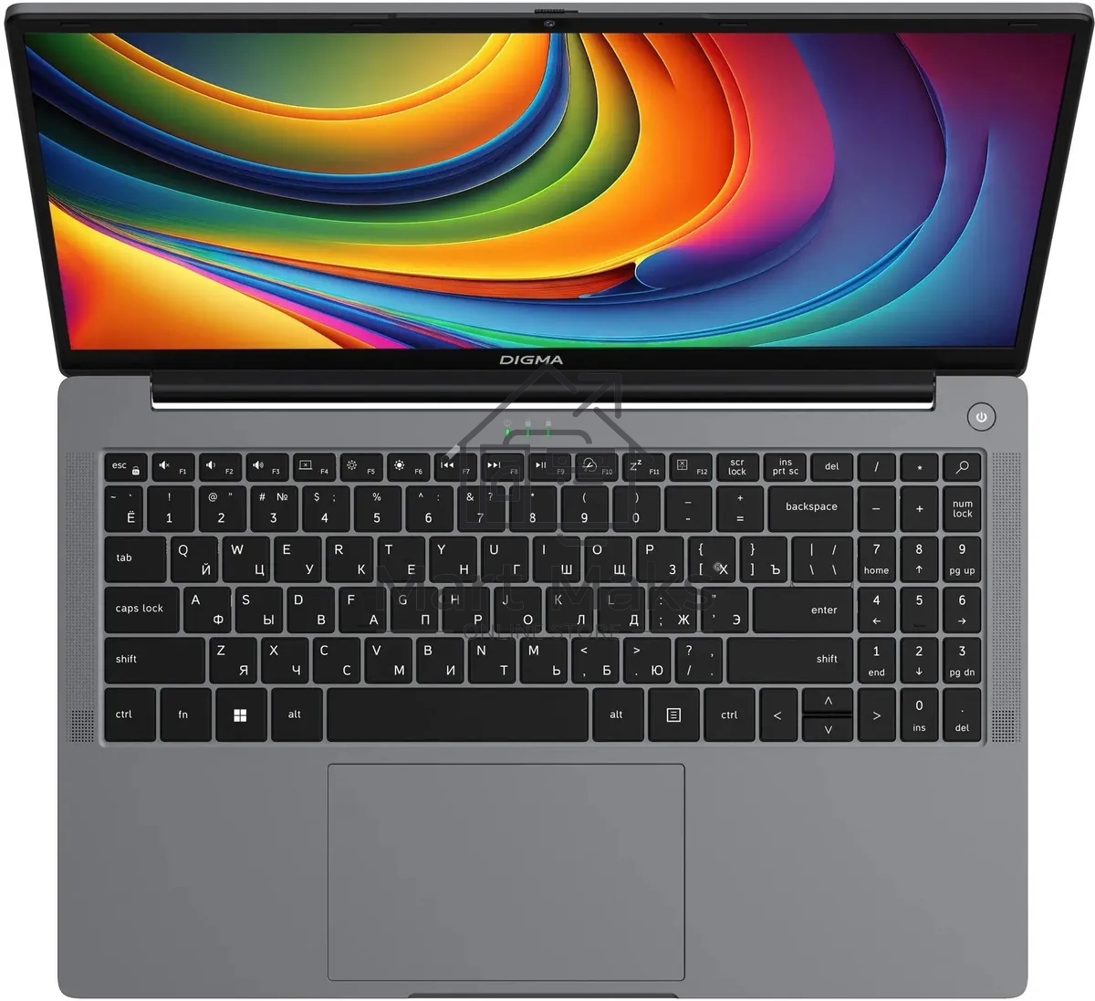 Ноутбук Digma EVE i5980 Core M3 8100Y 16Gb SSD512Gb Intel UHD Graphics 615 15.6
