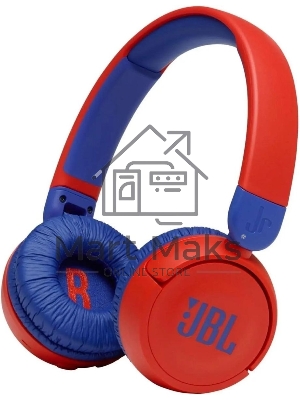 Наушники детские JBL JR 310BT (накладные), красный