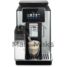 Кофемашина DeLonghi ECAM610.55.SB 1450Вт черный/серебристый