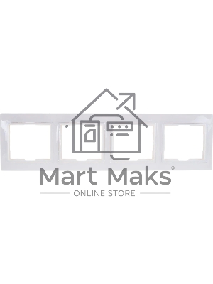 Рамка 4-м КВАРТА РГ-4-КБ горизонт. бел. ИЭК EMK40-K01-DM