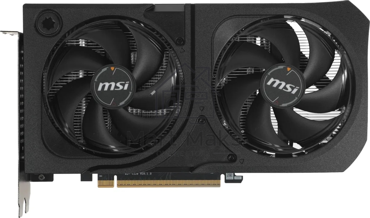 Видеокарта MSI PCI-E 5.0 RTX 5060 Ti 8G SHADOW 2X PLUS NVIDIA GeForce RTX 5060TI 8Gb 128bit GDDR7 2572/28000 HDMIx1 DPx3 HDCP Ret