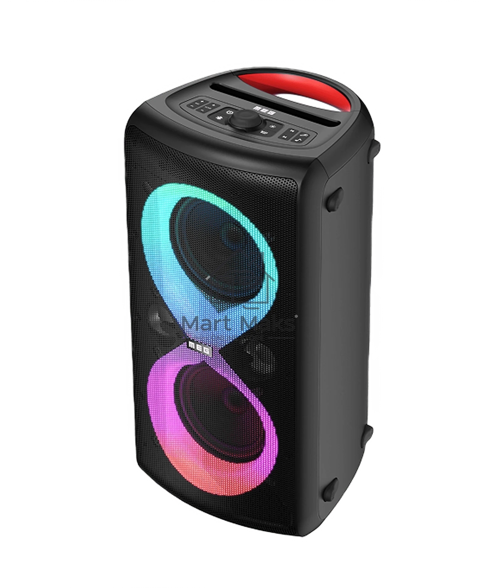 Портативная колонка MEG SPA130BL, 130Вт, Bluetooth 5.3, время работы до 12ч, черная