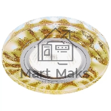 Встраиваемый точечный светильник S232 W/G белый/золото/MR16+3W(LED WHITE)