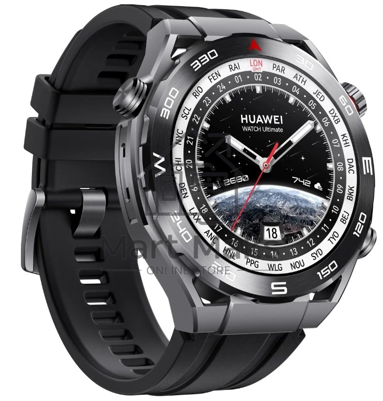 Смарт-часы Huawei Watch Ultimate CLB-B19 черный/черный