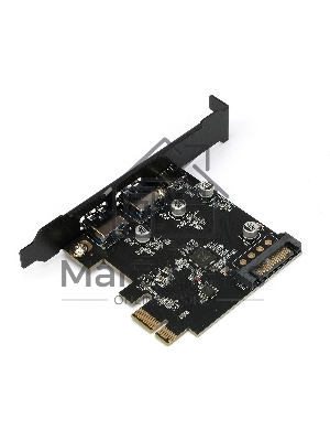 Контроллер USB 3.1 Gembird SPCR-03 в разъем PCI-e, 2xUSB-A + 1xType-C