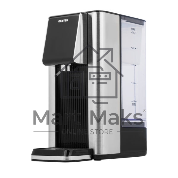 Термопот проточный Centek CT-3201 2,5 л, 2600 Вт, черный/серебристый