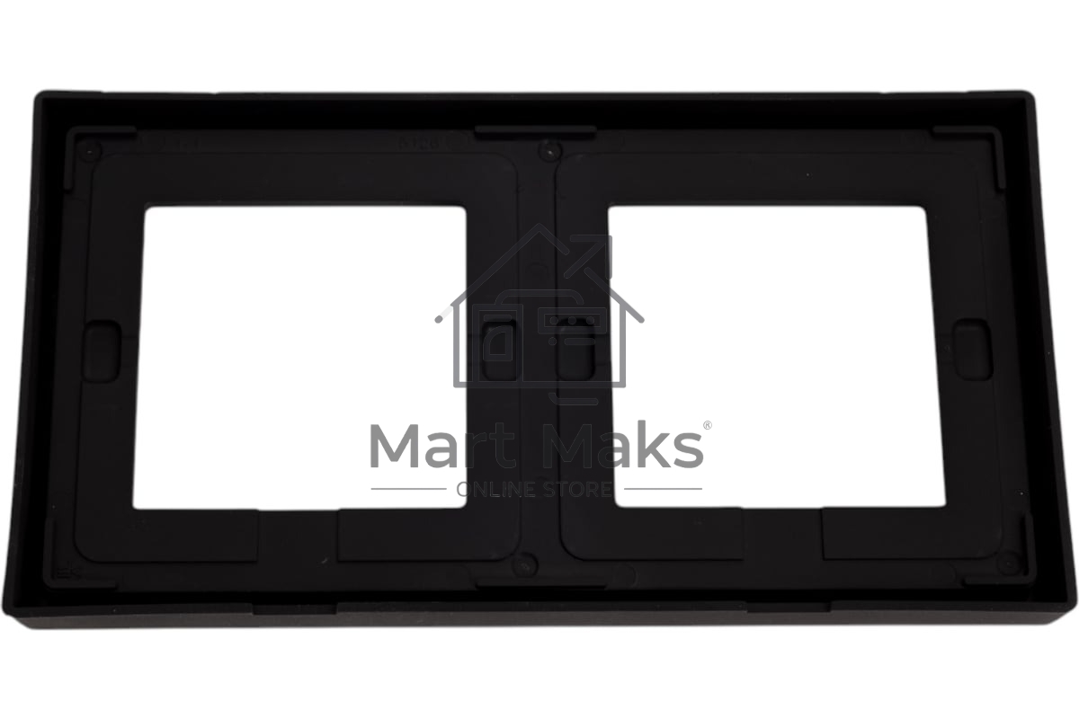 Рамка 2-м ArtGallery IP44 карбон SE GAL441002