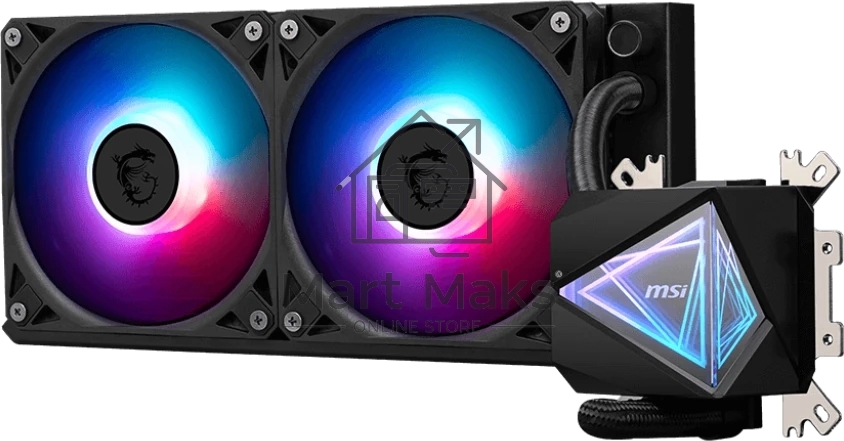 Жидкостная система охлаждения MSI MAG CORELIQUID I240 2x ARGB Gen2 Fan, ARGB Gen2 Block, Color Box