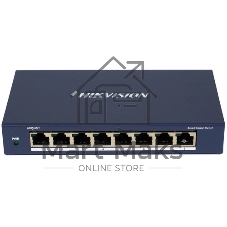Коммутатор Hikvision DS-3E1508-EI, 8×1 Гбит/с, управляемый