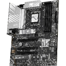 Материнская плата MSI PRO Z890-S WIFI6E, LGA1851, Intel Z890, 4xDDR5, 4xSATA, 3xM.2, 1xPCIe 5.0 x16, 1xPCIe 4.0 x4, 1xPCIe 3.0 x1, 1xHDMI, 1xDisplayPort, 1x 2.5Gb LAN, 6xUSB 5Gbps Type-A, 1xUSB 20Gbps Type-C, 3x3.5 мм, 7.1, ATX