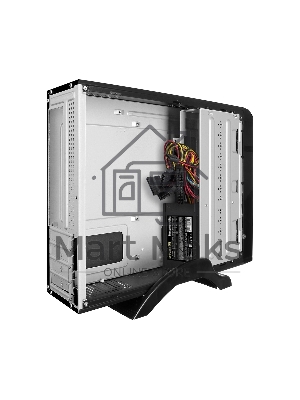 Компьютерный корпус Desktop ExeGate MI-207U-300W-8 (miniITX/mATX, БП M300 с вент. 8см, 1*USB+1*USB 3.0, аудио, черный)