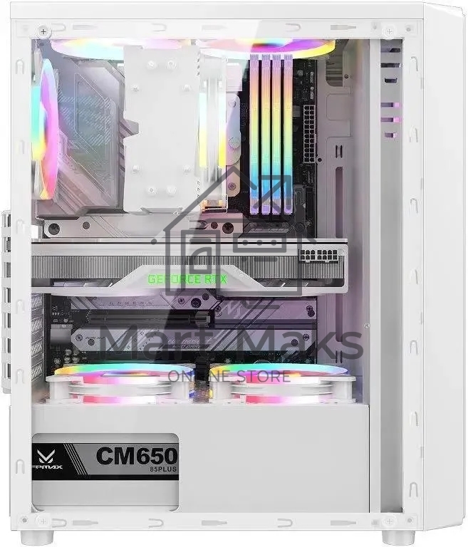 Компьютерный корпус Aerocool / Formula Mana белый без БП ATX 3x120mm 1xUSB2.0 1xUSB3.0 audio bott PSU