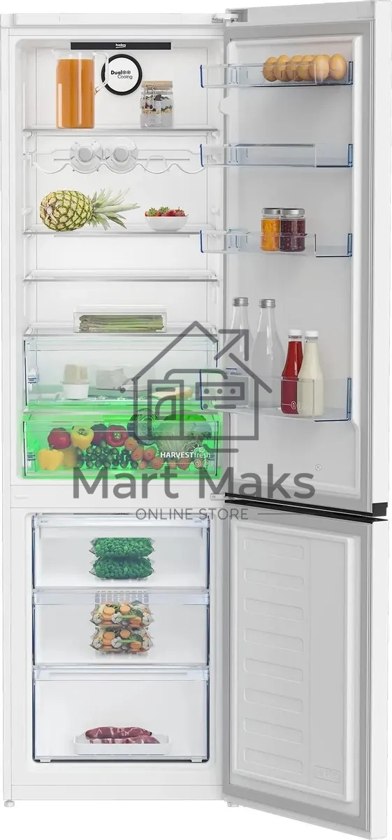 Холодильник Beko B3RCNK402HW белый двухкамерный 257/100л морозилка снизу