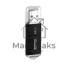Флешка USB Silicon Power R/W USB 64Gb Ultima II SP064Gb,UF2M01V1K USB 2.0, черный