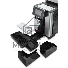 Кофемашина DeLonghi ECAM610.55.SB 1450Вт черный/серебристый