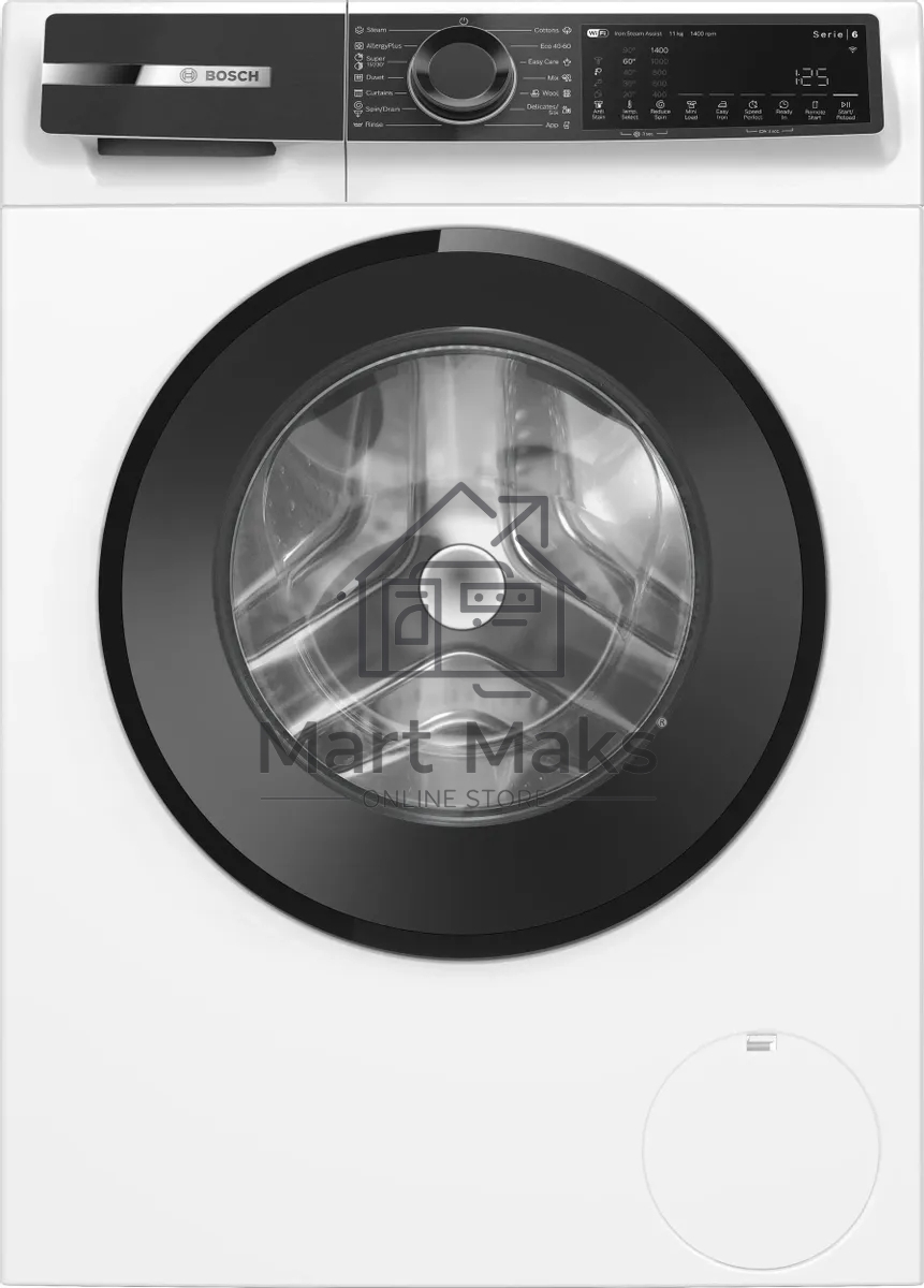 Стиральная машина Bosch WGK264Z0ME белый, загрузка фронтальная 11 кг, 1400 об/мин., класс: A