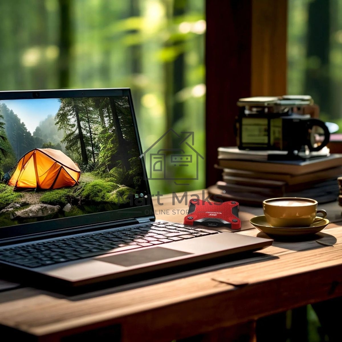 Внешний SSD ADATA SD620, 1TB, USB 3.2 Gen 2 Type-A, R/W 550/480, красный