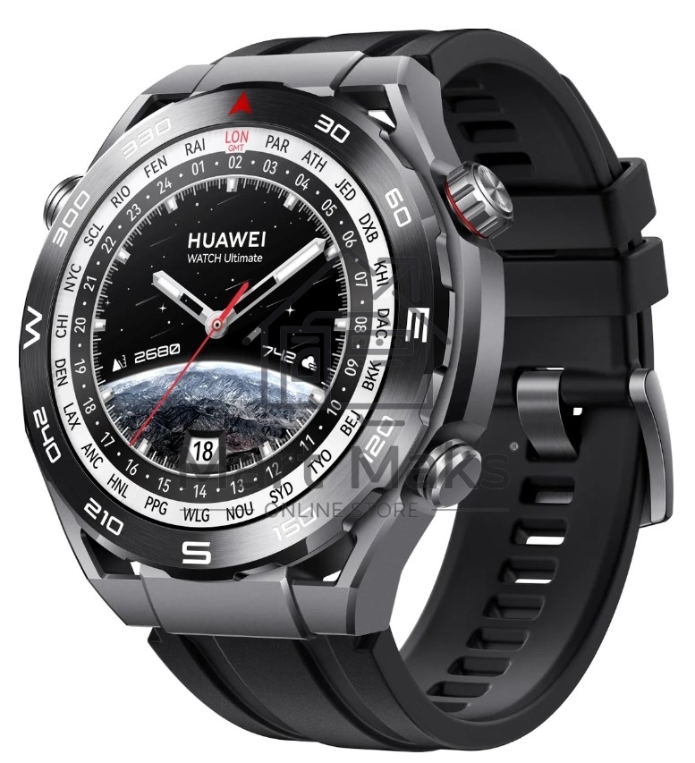 Смарт-часы Huawei Watch Ultimate CLB-B19 черный/черный