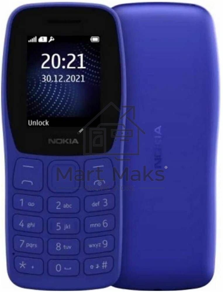 Мобильный телефон NOKIA 105 TA-1423 SS EAC2+ синий