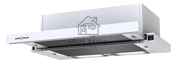 Встраиваемая вытяжка Krona Kamilla Eco 600 W белый