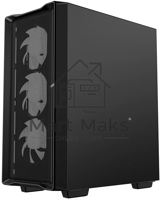 Компьютерный корпус Deepcool CC560 MESH V2 черный без БП ATX 8x120mm 5x140mm 1xUSB2.0 audio bott PSU
