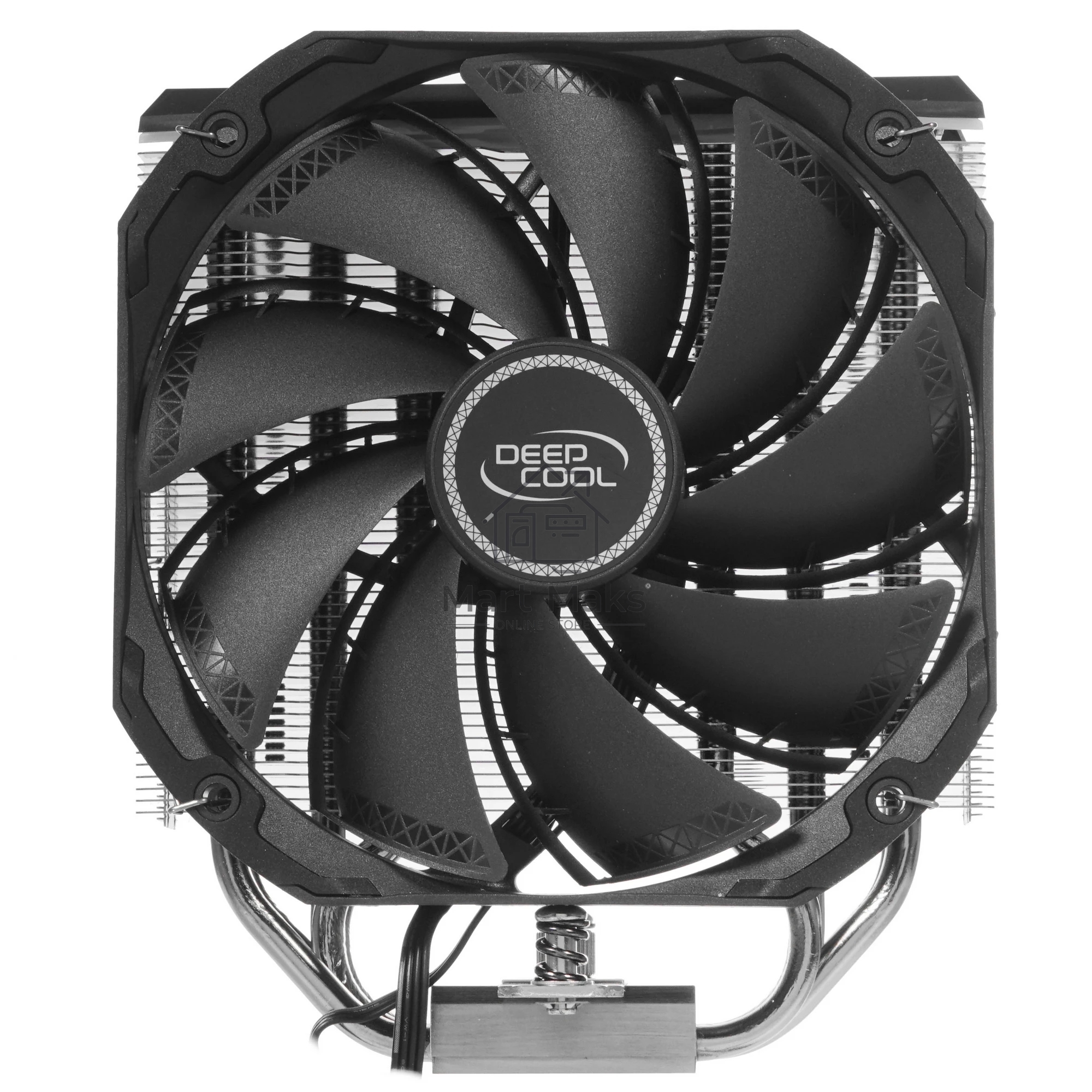Кулер DEEPCOOL AS500 черный 140мм алюминий+медь 1200rpm 29.2db 4-pin 220W 164мм