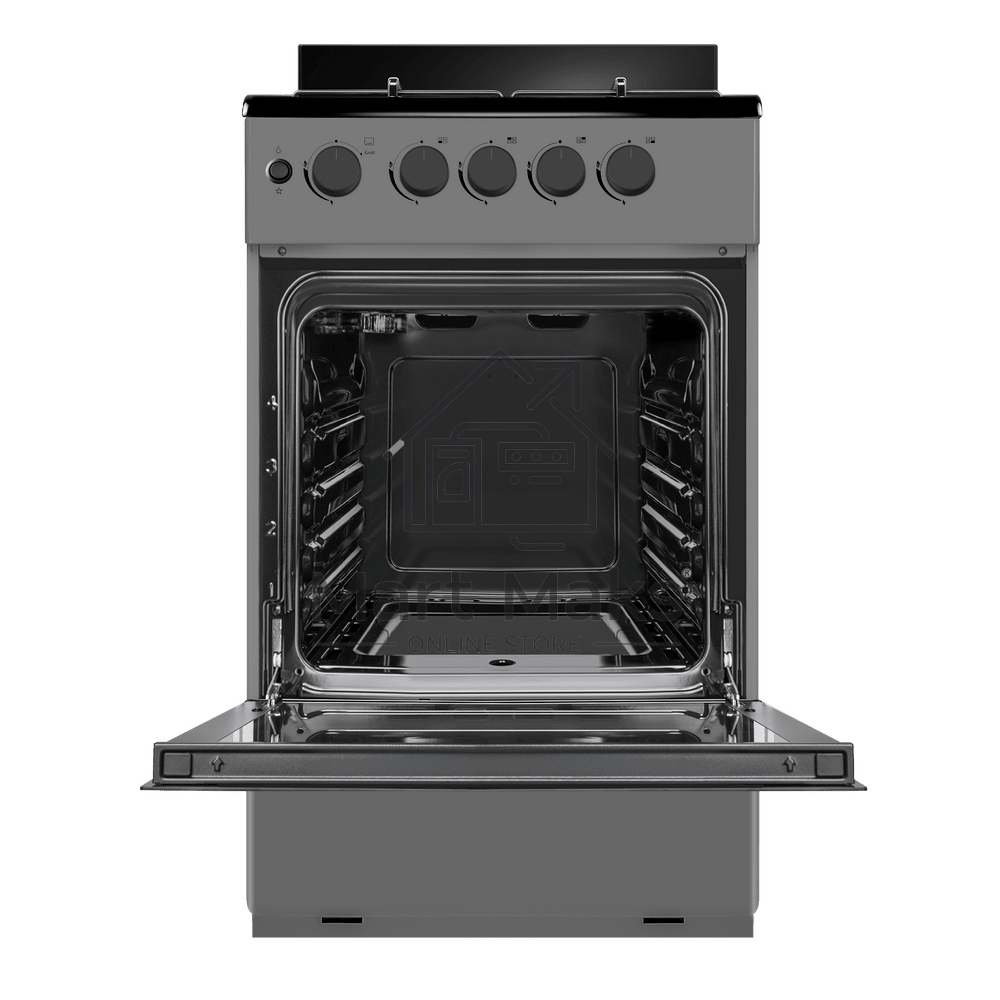Плита газовая Maunfeld MGC50GEGR08 серый, конфорок 4 шт, духовка 59 л, 50 см x 88 см x 65 см