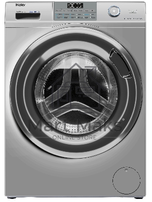 Стиральная машина Haier HW70-BP12959BSE серебристая, загрузка фронтальная 7кг, 1200 об/мин., класс: A+++