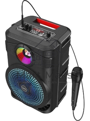 Портативная колонка с микрофоном большая HOCO BS46