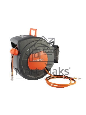 Шланг Patriot 520002445 пневматический армированный на автоматической катушке PHC 20/16H (прямой, гибрид , длина 20 м, диаметр 10х16, раб/макс давление  20/60 бар, мин/макс температура -5/45С, быстросъем рапид, резьба 1/4