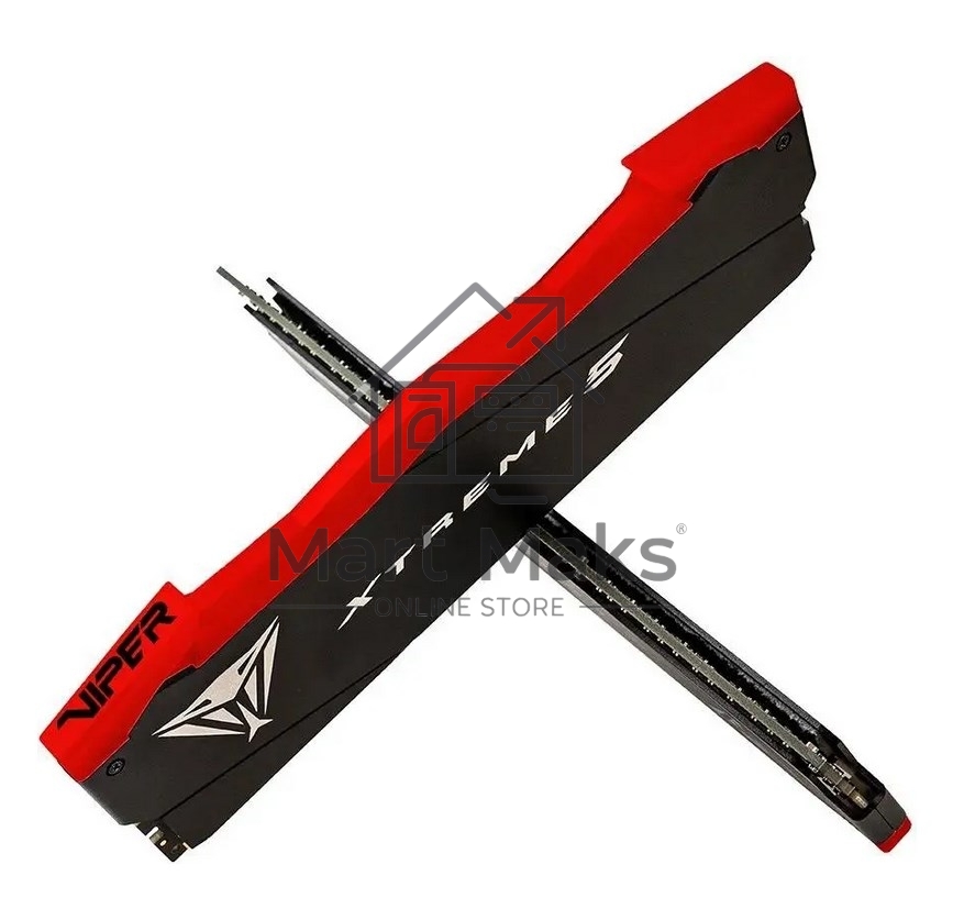 Оперативная память Patriot Viper Xtreme 5, DDR5, 48GB (2x24GB), 8200MHz, CL38, DIMM, с радиаторами, черный