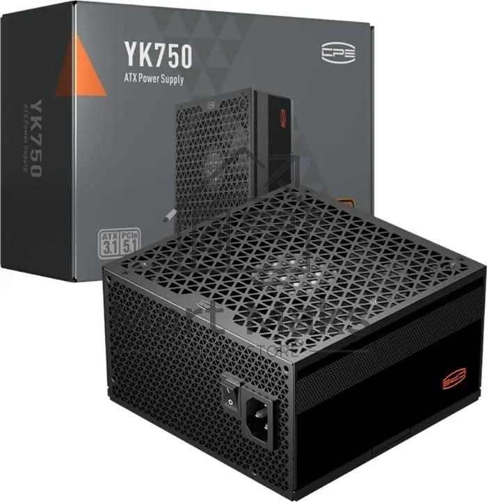 Блок питания PcCooler P5-YK750-B1F ATX 750W 80 PLUS Bronze, (20+4pin) APFC 135мм fan 6xSATA Cab Manag RTL