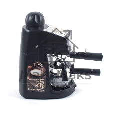 Кофеварка рожковая Endever Costa-1050 черный/стальной, исп. кофе - молотый, 0,2 л, 900 Вт, 5 бар