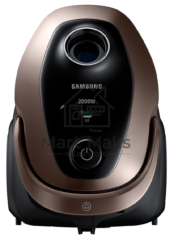 Пылесос Samsung VC20M2589JD/EV золотой/черный, 460/2000 Вт, уборка сухая, пылесборник мешок, 2,5 л