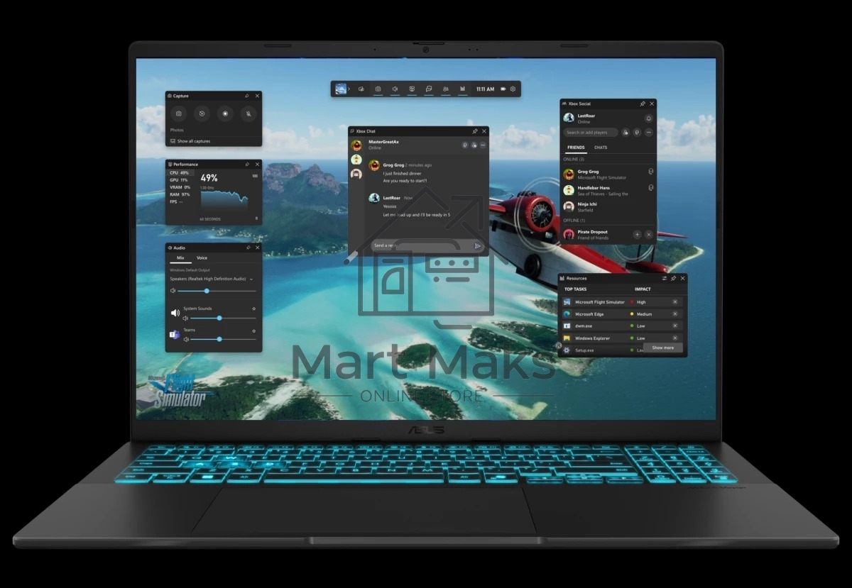 Ноутбук ASUS V16 Special V3607VU-RP326 черный Intel Core 7 240H/DDR5 16G/1TB PCIE G4 SSD/NVIDIA GeForce RTX 4050 Laptop GPU (6GB GDDR6 )16