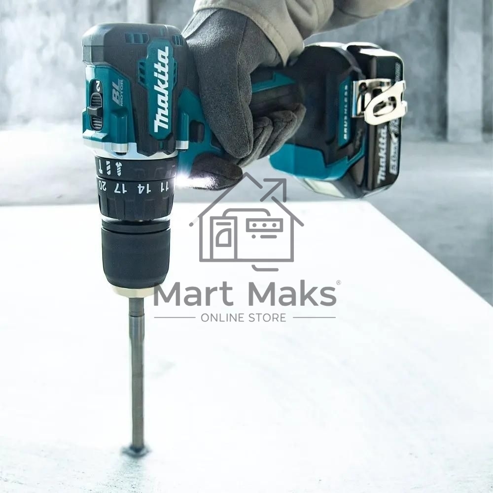 Дрель-шуруповерт аккумуляторная Makita DHP487Z Аккумуляторная, Ударная, Кейс