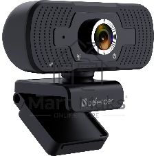 Веб-камера Defender G-lens 2591 2560x1440, 30 кадр/с, USB, микрофон, крепление на мониторе