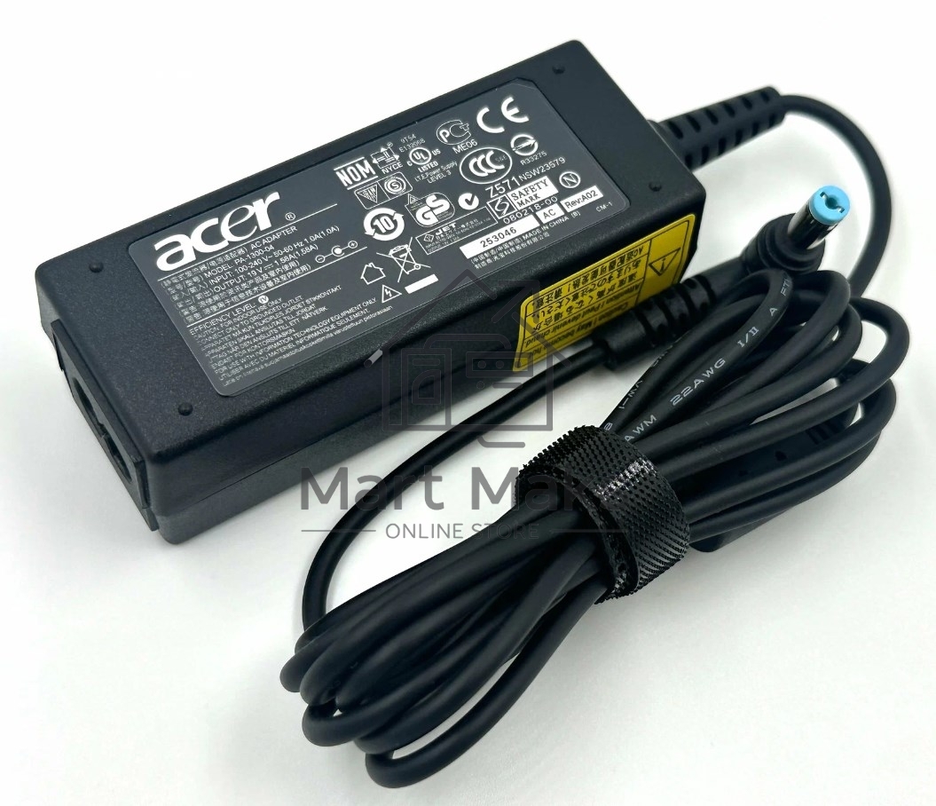 Блок питания (сетевой адаптер) для ноутбуков Acer 19V 1,58A 5.5x1.7, OEM