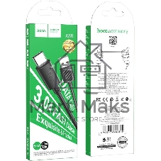 Кабель Hoco X88 Gratified TYPE-C USB (m)-USB Type-C (m) 1м черный