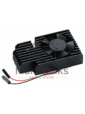 Кулер с радиатором QUMO, Raspberry Pi 4, черный (RS019)