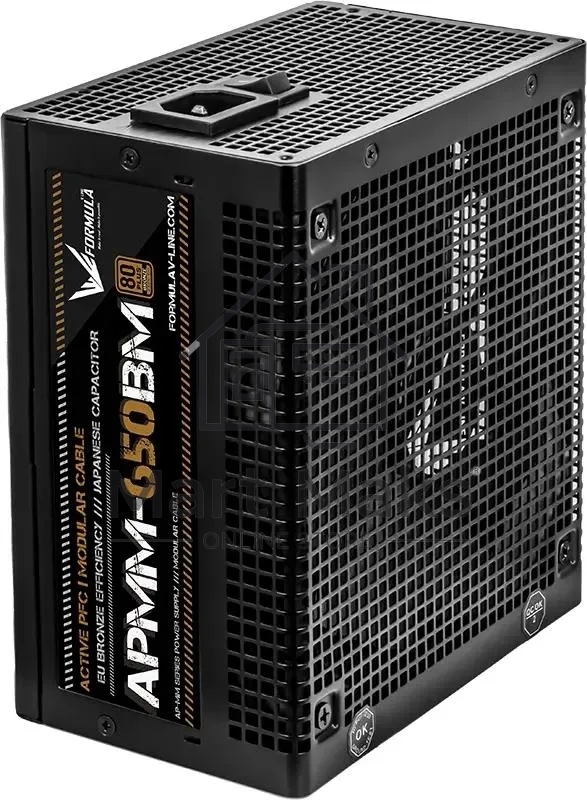 Блок питания Aerocool / Formula ATX 650W APMM-650BM 80+ bronze (20+4pin) APFC 140mm fan 6xSATA Cab Manag RTL