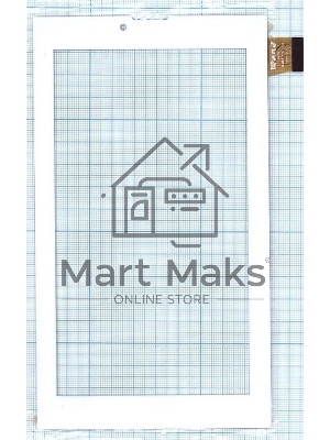 Сенсорное стекло (тачскрин) WJ851-FPC V1.0, белое