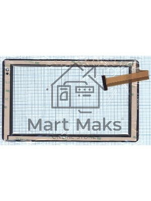 Сенсорное стекло (тачскрин) VTCP090A25-FPC-2.0, черное