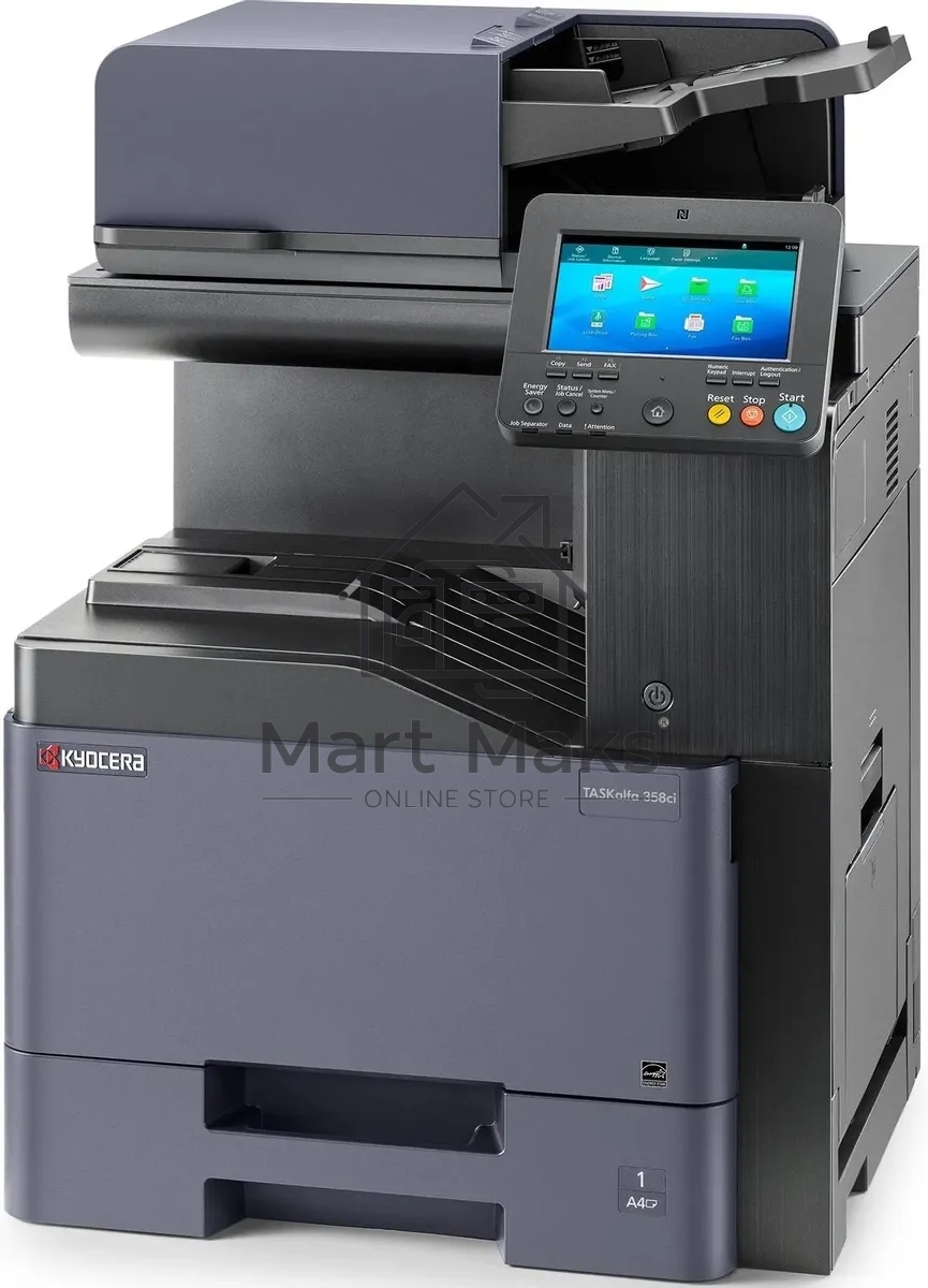МФУ лазерный Kyocera TASKalfa 358ci (1102V43NL0), A4, цветной, печ. до 35 стр/мин., скан. до 60 стр/мин., 1200 x 1200 dpi (печать) 600x600dpi (скан.), USB, RJ-45, Air Print, Mopria