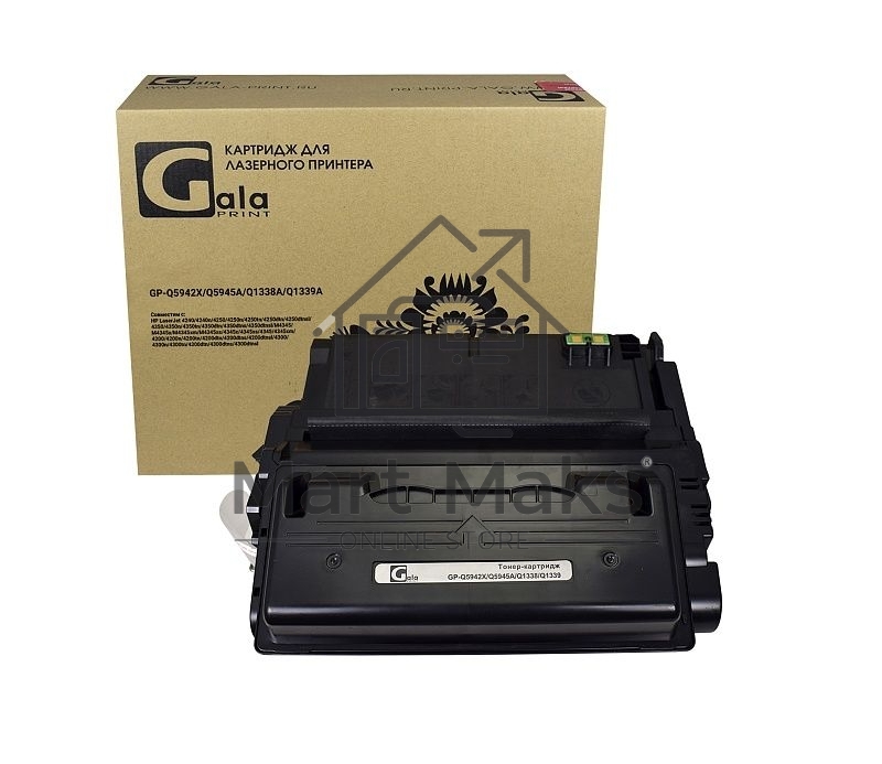 Картридж лазерный GalaPrint GP-Q5942X/Q5945A/Q1338/Q1339 черный (20000 стр) для HP LJ 4240/4240N/4250/4250DTN/4250DTNSL/4250N/4250TN/4345/4350/4350DTN/4350DTNSL/4350N/4350TN