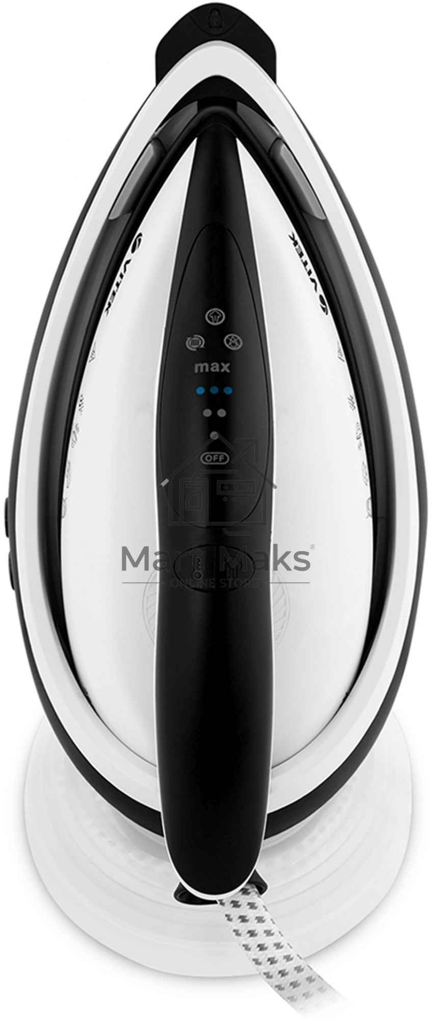 Парогенератор Vitek Metropolis 2431-VT-02 черный/белый 1л 2600Вт 4,5 бар